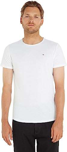 Tommy Jeans T-Shirt TJM SLIM JASPE C NECK Classics Slim Fit Gr M bis 3XL für 14€ (Prime, Tommy)