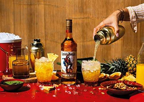 (Sparabo) Captain Morgan Original Spiced Gold | Blended Rum | Karibischer Geschmack | 35% vol | 1000ml Einzelflasche |