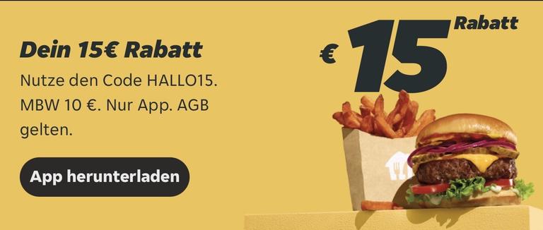 Lieferando 15€ Gutschein für Neukunden (10€ MBW)