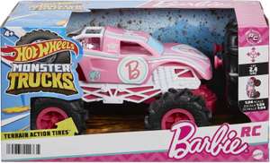 [Müller Abholung] Hot Wheels HW R/C MT - ferngesteuerten Monstertruck im Barbie-Look (Maßstab 1:24)