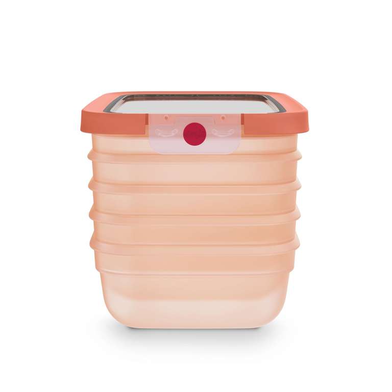 EMSA oneClick Meal-Prep-Set 5x1,2 l Orange – Made in Germany, 27,19 € at Amazon| mydealz