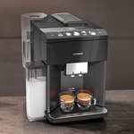 Siemens Kaffeevollautomat EQ.500 integral TQ505D09, Milchaufschäumer, Keramikmahlwerk, Heißwasserfunktion, automat. Dampfreinigung, 1500 W