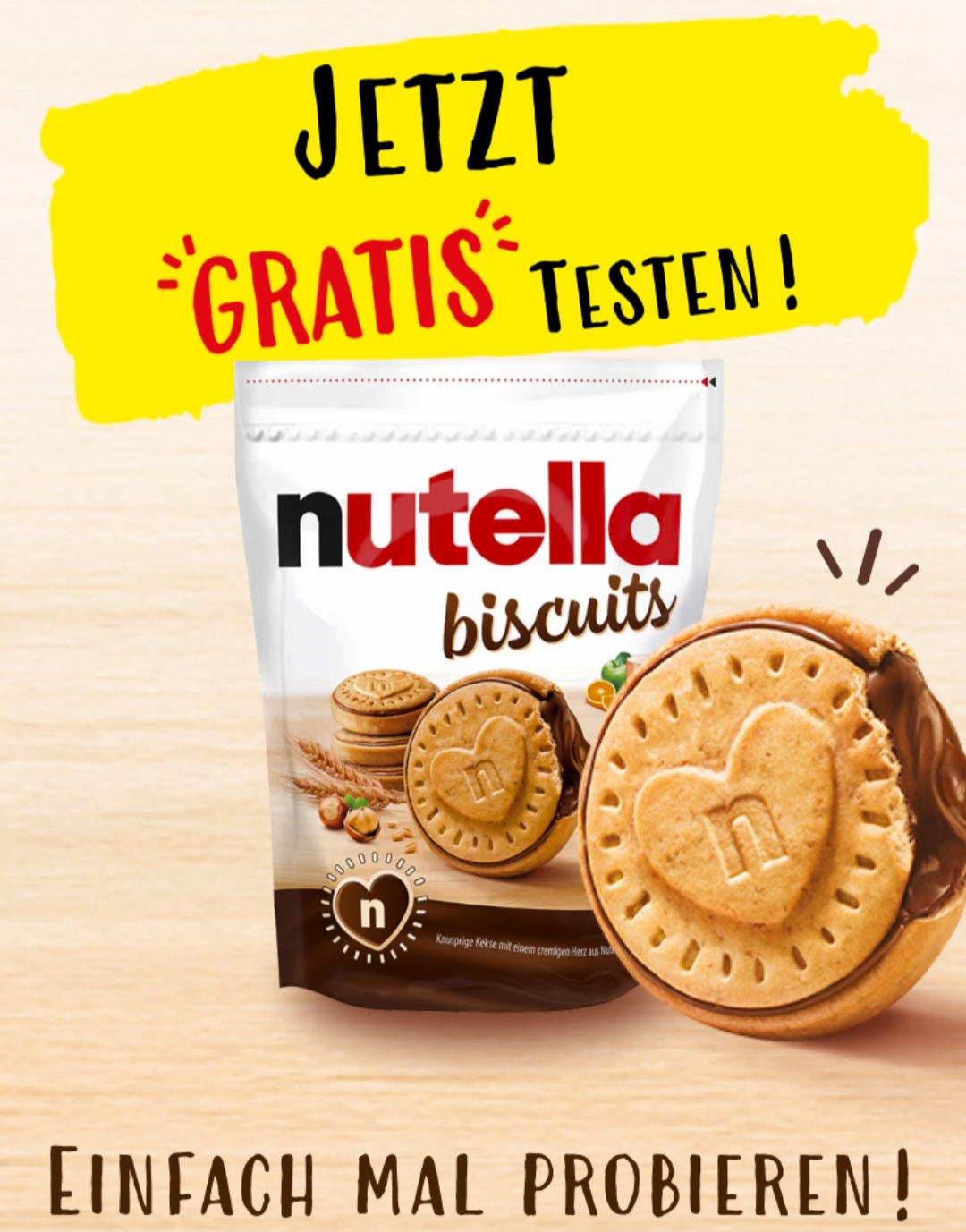 [GzG] nutella biscuits Gratis Testen