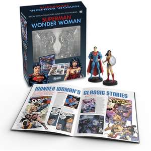 Eaglemoss DC Superman und Wonder Woman Figur mit Handbuch Geschenk-Set für 9,48€ (Zavvi)