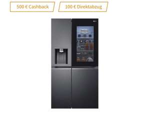 LG GSXV90MCDE Side-by-Side Kühlschrank mit Festwasseranschluss und Craft-Ice (Effekt. 2059,- durch Cashback möglich)