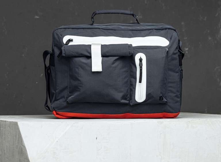 Newfeel Tasche Rucksack Textil 20L - Activ Mobility Backenger marineblau/orange von Decathlon
