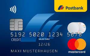 [Mastercard Priceless] 10% Cashback (max. 10€) mit Postbank Mastercard Classic/Gold auf den ersten Einkauf