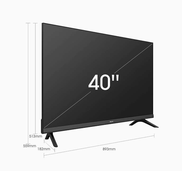 Hisense 40" Full HD Smart TV 40A4DG