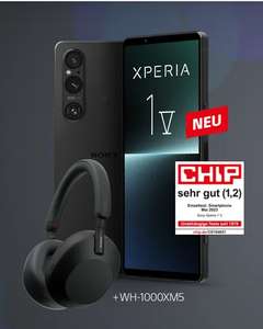 Schubladenvertrag mit Sony Xperia 1 V 256GB (UVP 1399€) & Sony WH-1000XM5 & 150€ Trade-in ab 1183,74€