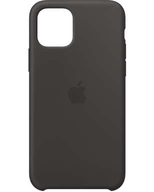 Apple Silikon Case in schwarz für iPhone 11 Pro