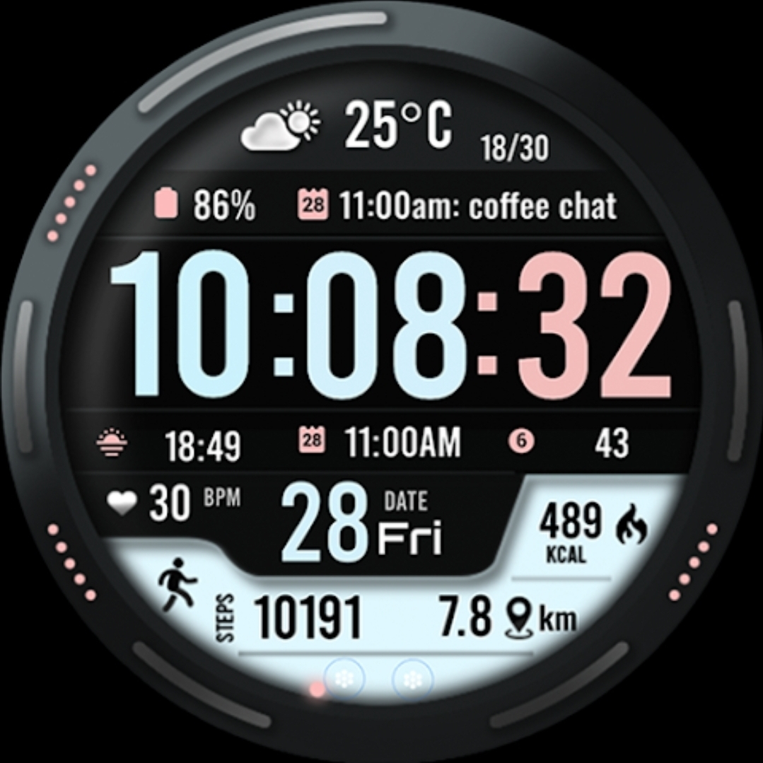 ML2U 101b Watch Face [WearOS Watchface][Google Play Store]