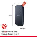 SanDisk 1TB Portable SSD external SSD USB 3.2 Gen 2 up to 520 MB/s (Amazon MM Saturn)