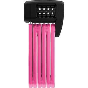 [Prime] Abus Bordo Lite Mini 6055C/60 Kinder-Faltschloss in Pink (Symbole statt Zahlen, 60cm Länge, 450g, Sicherheitslevel 7)
