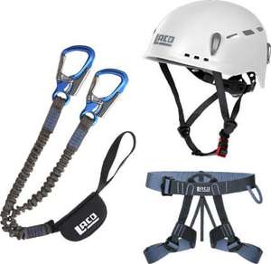 LACD Kit Via Ferrata, top Klettersteigset von LACD bestehend aus Helm Protector 2.0, Steigset Pro Evo 2.0 und Gurt Easy EXP [Hervis]