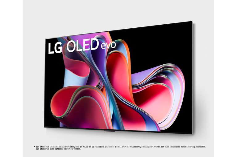 LG OLED 77 G 39 LA zzgl. 300,- Cashback für 3299€ = 3299€