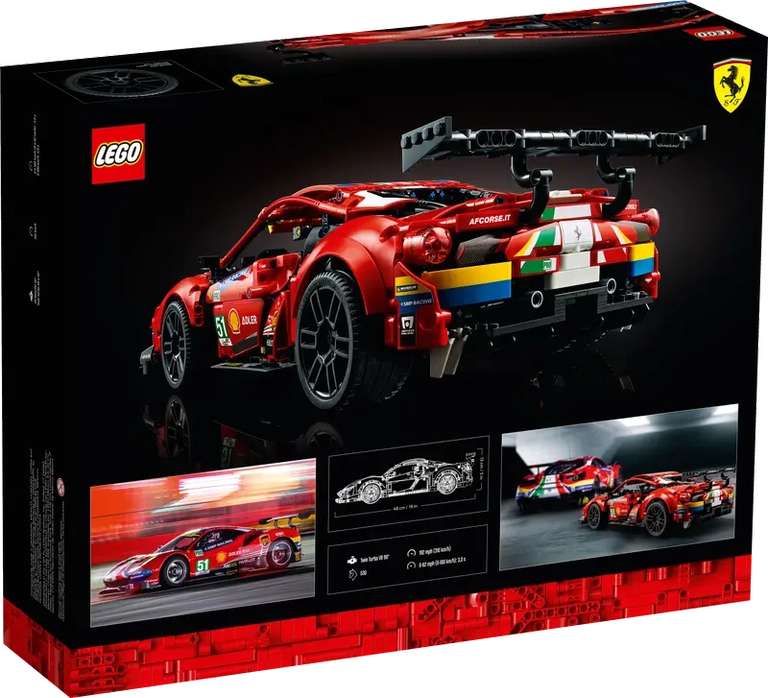 [Amazon.fr] LEGO Technic - Ferrari 488 GTE "AF Corse 51" (42125)