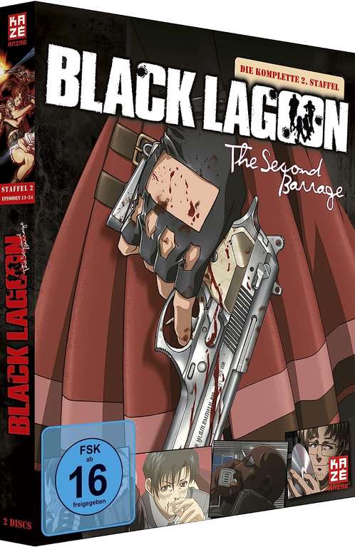 Black Lagoon - Staffel 1 & 2 - Gesamtausgabe - [DVD] Relaunch [Amazon Prime Day]