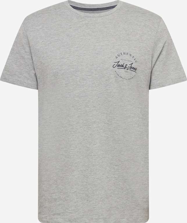 Jack & Jones Herren T-Shirt in grau für 8,94€ inkl. Versand (statt 14,90€)