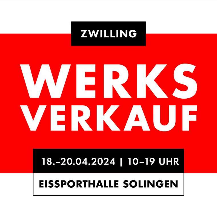 Zwilling J.A. Henkels Werksverkauf Solingen *lokal*