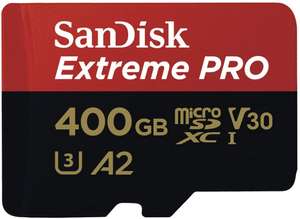 SanDisk Extreme PRO microSDXC UHS-I Speicherkarte 400 GB (A2, C10, V30, U3, 170 MB/s) (Gravis Abholung)