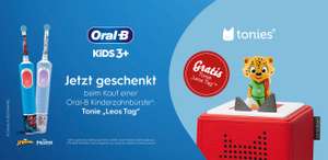 Oral-B Kids / Junior Zahnbürste mit kostenlosem Tonie
