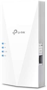 TP-Link RE3000X WLAN Repeater | Wi-Fi 6 | AX3000 (2.4GHz: 574Mbps / 5GHz: 2402Mbps) | Dual Band (simultan) | WPA3 / WPS | MU-MIMO | Mesh