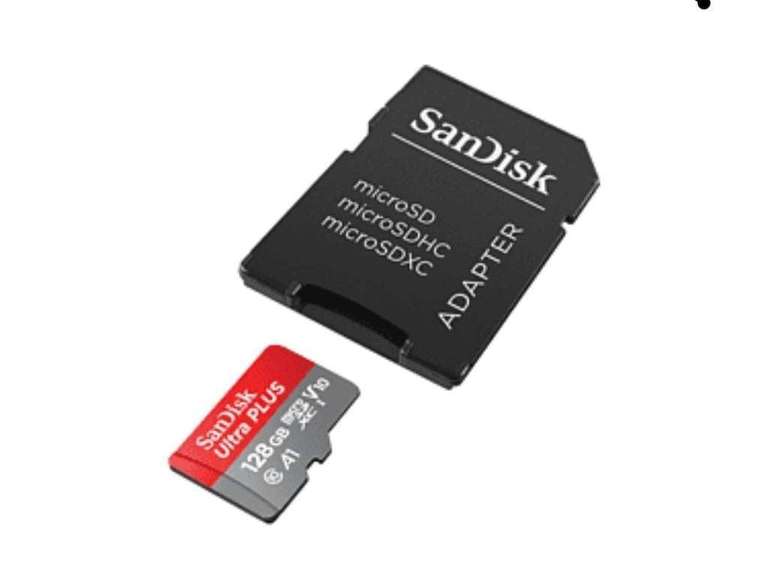 [eBay] 128 GB SANDISK Ultra PLUS microSDXC‐UHS‐I‐Karte, Micro-SDXC Speicherkarte, 150 MB/s, 128GB, Versandkostenfrei