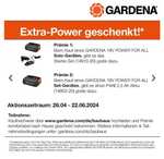 Gardena Power for All 18V Akku-Reinigungsbürste Aqua Brush [Bauhaus TPG]