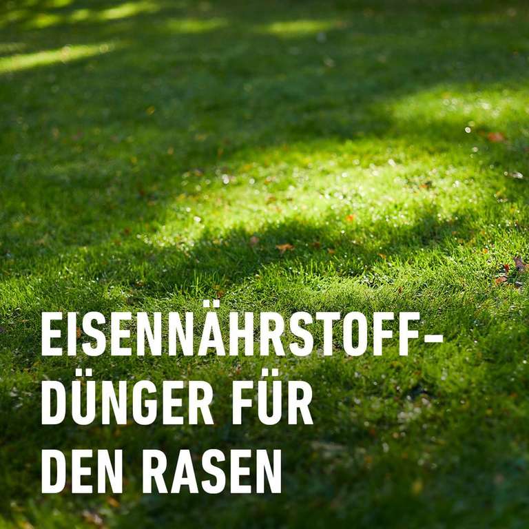 Compo Eisen-Dünger, Staubfreies Feingranulat, 5 kg, 250 m² (Amazon Prime)