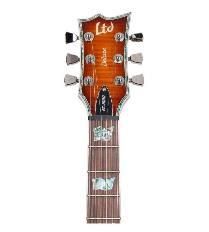 ESP LTD Deluxe EC-1000FM E-Gitarre, Farbe Amber Sunburst [Bax-Shop]