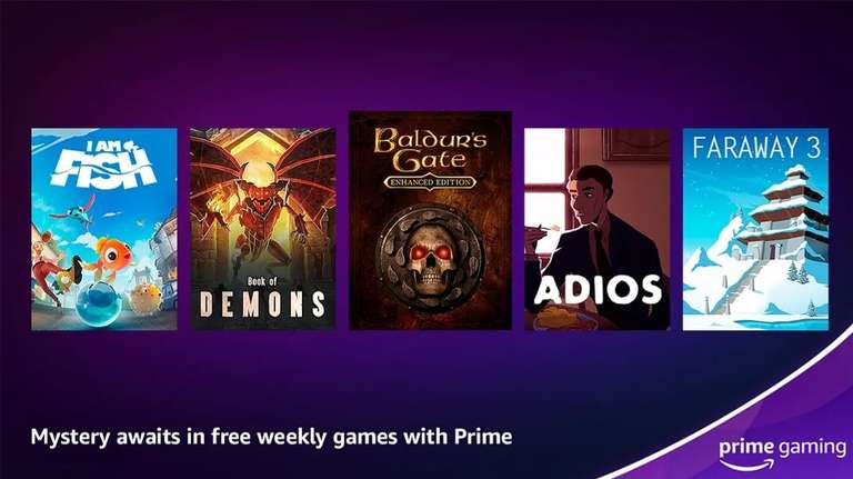 [Prime Gaming März] kostenlos Baldur's Gate: Enhanced Edition, Adios, I am Fish, Book of Demons, Peaky Blinders: Mastermind uvm.