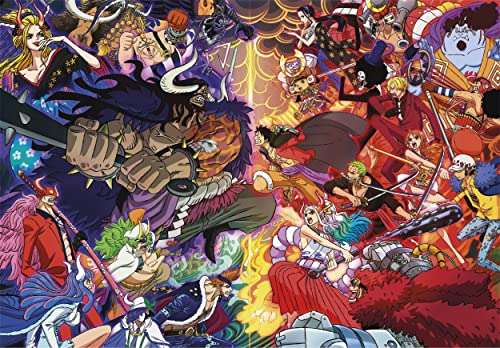 One Piece 1000 Teile Puzzel von Clementoni - Wano Kuni Motiv 70 x 50 cm