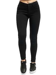 [Prime] ONLY Female Skinny Fit Jeans - Farbe Black Denim