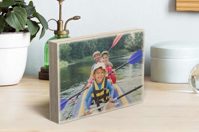 eigenes Foto auf Holzblock 20x15 cm und 2,5 cm breit