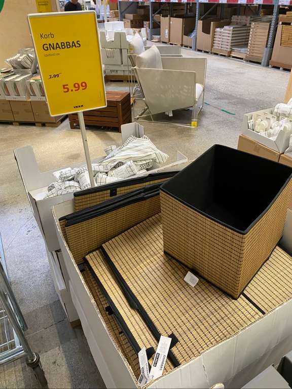 [LOKAL] IKEA Köln Godorf - KALLAX Korb GNABBAS [Fundgrube]