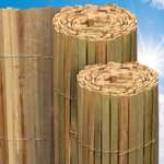 Sol Royal Bambus Sichtschutz SolVision B89 90x600 cm –FSC Bambusmatte– Robuster Natursichtschutz aus natürlichem Bambus Witterungsbeständig