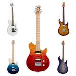Sterling by Music Man Sammeldeal (3), z.B. E-Gitarre AX3QM Axis Quilted Maple Spectrum Red & Spectrum Blue für 444€