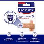 (Prime Spar-Abo) Hansaplast Elastic Fingerstrips Pflaster (16 Strips), extra lange Wundpflaster speziell für Wunden an den Fingern