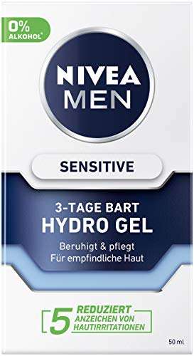 Nivea Men Sensitive 3-Tage Bart Hydro Gel (1 x 50 ml) (Prime Spar-Abo)