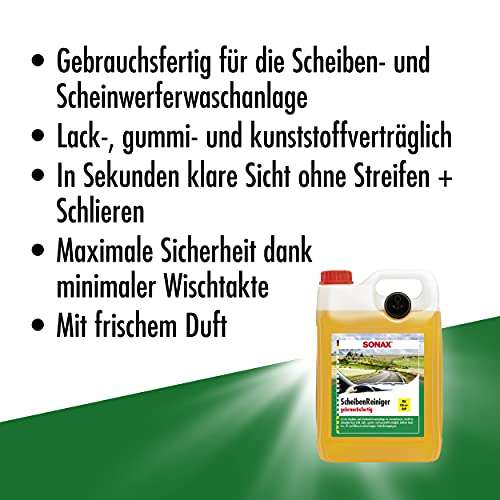 SONAX ScheibenReiniger gebrauchsfertig mit Citrusduft (5 Liter) für 6,99€ (ATU ebay/Prime)