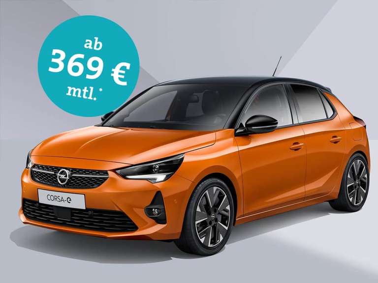 AutoAbo / Opel Corsa-e // 369€ p.M. / 48 M/10k km p.a. // inkl. Versicherung, Strom und Wallbox + Installation
