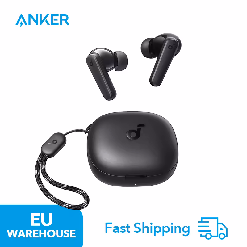 Anker Soundcore R50i Kabellose Bluetooth 5.3 Ohrhörer | 10mm Treiber, Starker Bass, IPX5 | 30H Akku