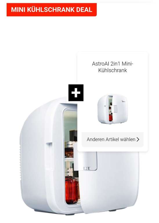[Vodafone Netz] 2x Mini Kühlschrank + Klarmobil 15GB LTE (max. 50 Mbit/s) Allnet / SMS Flat für 9,99€ mtl. + 39€ einmalig + 100€ RNM Bonus