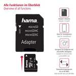 [Prime] Hama microSDXC Speicherkarte 256GB Class 10 80MB/s Übertragungsgeschwindigkeit UHS-I für 13,07 € inkl. Adapter