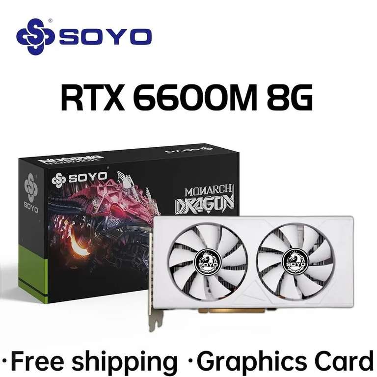 SOYO RX 6600M 8GB 128BIT PCI-E 4.0x8