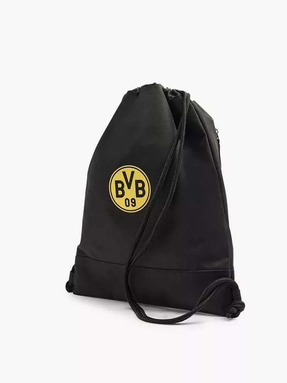 BVB Borussia Dortmund Turnbeutel oder Kosmetiktasche für 3,24€ / Rucksack 6,99€ @ Deichmann (Filiallieferung/-abholung)