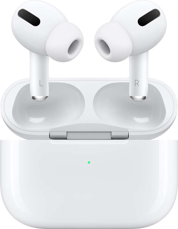 Apple AirPods Pro 2021 mit MagSafe Ladecase (ANC, Bluetooth 5.0, AAC, ~4.5h Akku, Lightning, Qi, App, Ortung, Touch Control, IPX4)