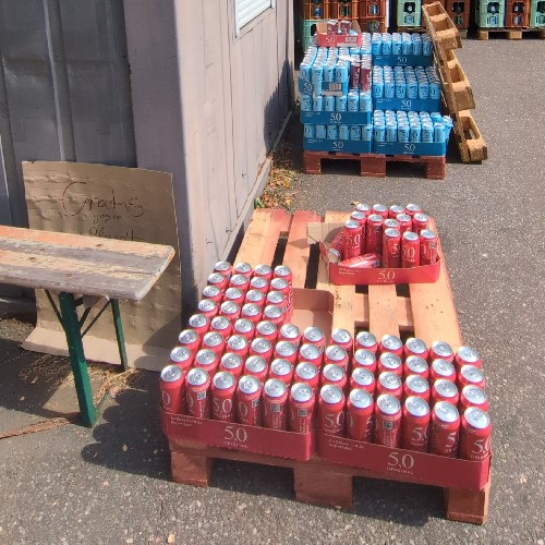Freibier (lokal, Mhd), nur Pfand!