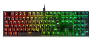 [Prime] Mechanische RGB Tastatur mit blauen oder roten Outemu Schaltern für < 20 Euro!