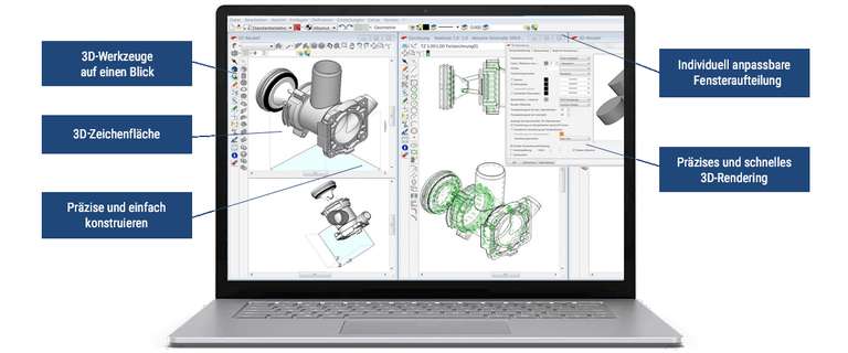 [CAD Software] BeckerCAD14 3D Pro für 24,95€ | Lizenz für bis zu 3 Windows-PCs | UVP 139,95€